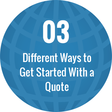 3 Different Ways to Get Started With a Quote